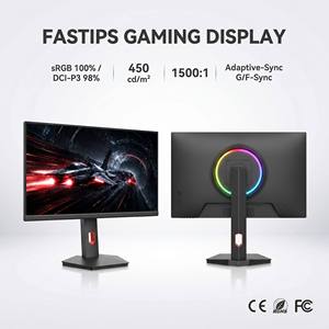 Moniteur de jeu FastIPS 27 pouces en gros, <span class=keywords><strong>5K</strong></span> 165Hz QHD 340Hz DP2.1 HDMI2.1, Fournisseur d'usine OEM ODM - Product Image 2