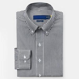 Chemise à Manches Longues Rayée Cheval Mutian pour Hommes, Chemise de Marque de Créateur Confortable, Chemise de Luxe de Haute Qualité #RL-013 - Product Image 5