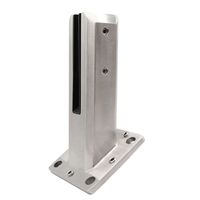 Ventes chaudes : embout de verre réglable en acier inoxydable pour escaliers modernes et garde-corps en verre pour escalier