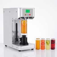 Machine de scellage à froid numérique semi-automatique électrique pour canettes et bouteilles de boissons - Scelleuse plastique haute efficacité