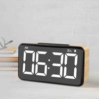 Jam Meja Elektronik Modern dengan Layar LED Digital, Fungsi Snooze dan Alarm, Harga Promo
