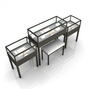 hot design wood jewelry kiosk for mall and guangzhou-shero jewellery display showcase cabinet