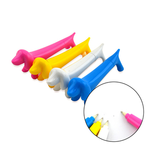 Bolígrafo Promocional de Plástico Creativo con Forma de Perro Salchicha, con Logotipo Personalizado, Pequeño Regalo para Niños - Product Image 3