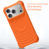 Coque de téléphone en silicone pour iPhone 18 Pro, anti-salissure, avec coussin magnétique, antichoc, pour iPhone 18, 17, 16 Pro Max