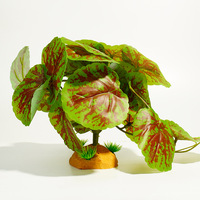 Boîte d'élevage pour reptiles, décorative, en écorce d'arbre, pour araignées, scorpions, geckos, lézards, tortues, cachette pour animaux de compagnie, plantes artificielles en PVC