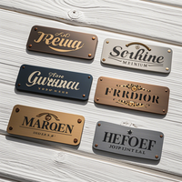 Plaque d'identification métallique vierge personnalisée avec impression typographique, badge et emblème en acier inoxydable