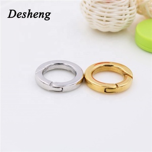 Vòng Chìa Khóa Bằng Thép Không Gỉ 316L Vòng Khóa Mở Bằng Phẳng O Mùa Xuân - Product Image 3