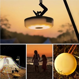 Tira de Luces LED de 12 Horas de Duración, Linterna de Camping Recargable, Luces Navideñas Coloridas con Imán, Luz de Camping Recargable - Product Image 2
