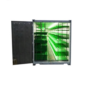 Contenedor Refrigerado de 40' para Germinación de Semillas Hidropónicas, Cuarto de Cultivo de Forraje Verde para Alimentación de Aves de Corral - Product Image 3