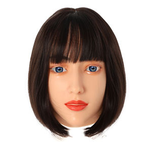 <span class=keywords><strong>Masque</strong></span> en silicone réaliste pour femme, tête entière, effet peau réelle, pour films, accessoires, Halloween, cosplay, fête costumée - Product Image 6