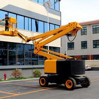 Equipamento Elevatório Aéreo Elétrico Hidráulico Tipo Aranha com Esteiras para Todos os Terrenos