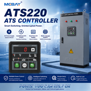 ATS220ควบคุมเครื่องกำเนิดไฟฟ้า mebay <span class=keywords><strong>ATS</strong></span> พร้อมจอแสดงผล LED - Product Image 1
