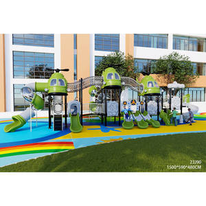 子供のための商業用屋外プラスチック遊び場セットクライマースライド遊具デイケアパーク卸売価格安全 - Product Image 5