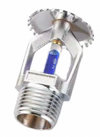 Nosel 141 Derajat, Kepala Sprinkler Api Suhu Tinggi Tipe UpType, Semprotan Kuningan Stainless, Aksesoris Peralatan Pemadam Kebakaran
