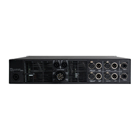 Amplificateur audio à fonction FIR de traitement DSP haut de gamme 4 canaux x 1800W 3000W pour un usage professionnel