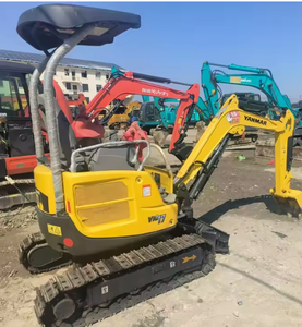 Mini-excavatrice Yanmar Vio17 d'occasion, 1,7 tonne, avec moteur de 14 CV, boîte de vitesses, pompe et PLC pour l'agriculture, en vente promotionnelle - Product Image 1