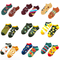 Chaussettes invisibles antidérapantes jetables pour femmes, coupe basse standard, personnalisées, imprimées, à la mode