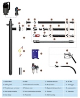 Bomba de Tambor Eléctrica de Alta Presión de Acero Inoxidable con Salida de 1 Pulgada y 1 Bar para Agua Limpia, Bombas de Pozo, Compatible con OEM