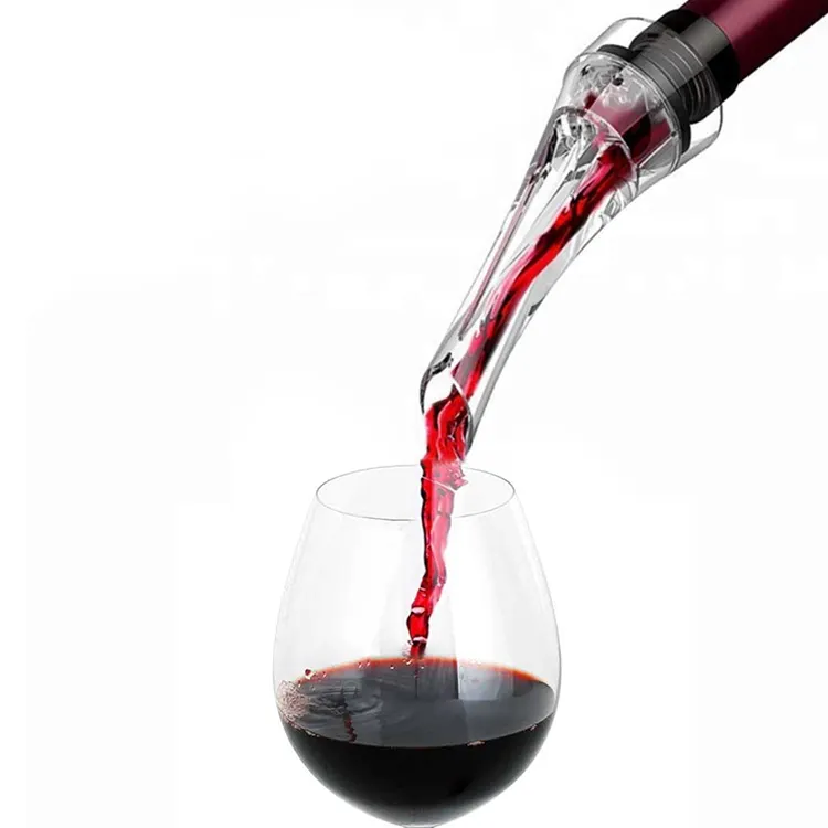 2020 Neue nützliche schnelle Belüftung Pourer Magic Dekan ter Wein zubehör Beliebte Weinflasche Pourer Auslauf Bar Zubehör