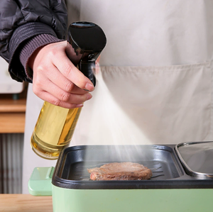 Bouteille de pulvérisation d'huile de barbecue réutilisable et écologique, double usage, pour huile <span class=keywords><strong>comestible</strong></span> de qualité alimentaire, pour usage domestique - Product Image 5