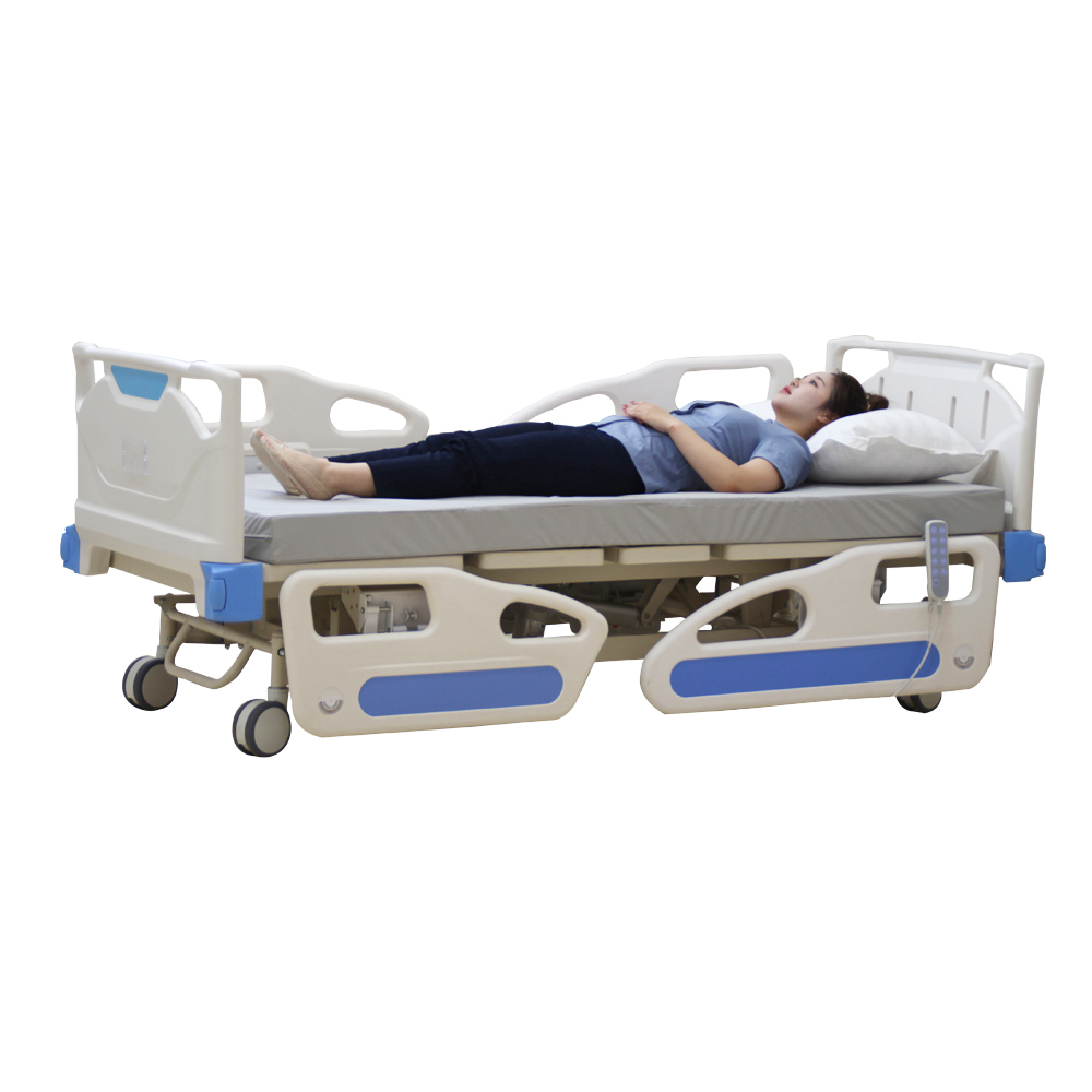 5-Function Adjustable Electric Hospital Bed – Medical Patient Care Bed with Remote Control for Home Care, Clinics & Hospitals - View 2