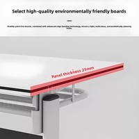 Table de conférence pliante HYZ-215X, modulaire, mobile, avec roulettes, mobilier de bureau multifonctionnel pour salle de conférence, chaise de formation