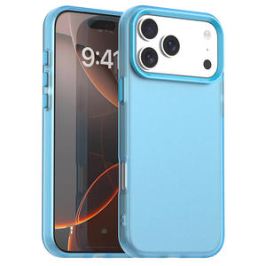 Funda Protectora para Cámara de Teléfono Móvil iPhone 17 Air, Color <span class=keywords><strong>Azúcar</strong></span> Mate, Anti-caídas, Marco Metálico, para iPhone 17 16 Pro Max - Product Image 5