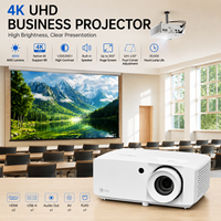 Projecteur laser Optoma JEV9012 4K UHD pour salle de réunion, 4500 lumens avec réglage des quatre coins et technologie DLP