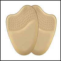 YEBEI Coussinets de chaussures Almohadillas Para Zapatos Matériau éponge de haute qualité Anti-dérapant Soulagement de la douleur Anti-usure Confort Avant-pied Coussinets