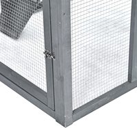 Grand enclos pour animaux de compagnie Catio Outside Cat Dog litière enclos en bois extérieur pour chat tunnel pour chats respirant