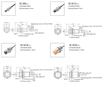 Sensor Proximity NPN Se-M12 Modul Bluetooth Sensor Magnetik Proximity