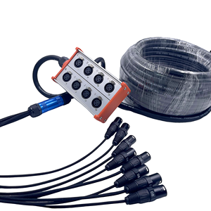 Câble multipaire <span class=keywords><strong>audio</strong></span> professionnel 8 canaux 20 mètres XLR pour microphone et boîtier de scène - Product Image 2