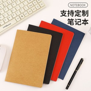 Livre A5 en papier kraft en stock livre de notes rétro simple petit livre de ligne de voiture imprimable avec logo en gros - Product Image 2