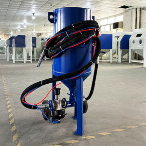 DB 100L Chariot <span class=keywords><strong>mobile</strong></span> portable industriel Sableuse de brunissage automatique sans poussière avec nettoyage manuel - Product Image 3