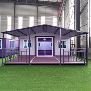 Contenitore di spedizione completamente arredato 2 3 Casa di 4 camere da letto Casa Contenedor contenitore espandibile di lusso espandibile Villa - Product Image 1
