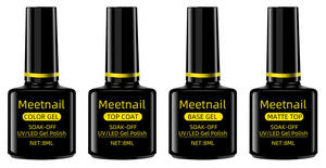 MeetNail Nail <b>Gel</b> Polish <b>kit</b> with UV LED Lamp & Electric Drill – Complete Manicure Set for Home Salon Extensions DIY - Product Image 4