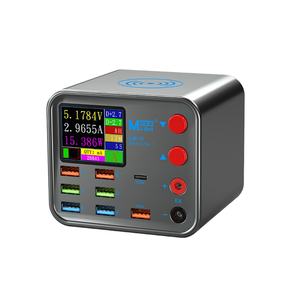 Estación de Carga Inalámbrica Inteligente Maant PD QC3.0 de Carga Rápida de 10 W para Teléfono Móvil, Multifunción, 8 Puertos, Pantalla Digital - Product Image 1