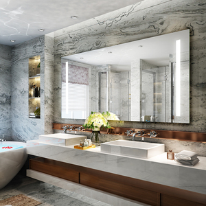 Miroir intelligent LED Android avec écran tactile <span class=keywords><strong>magique</strong></span> Wifi en gros, miroir de salle de bain éclairé - Product Image 4