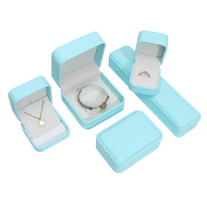 Boîte d'emballage personnalisée de qualité supérieure pour bijoux Boîte de rangement de bijoux en cuir PU - Product Image 4