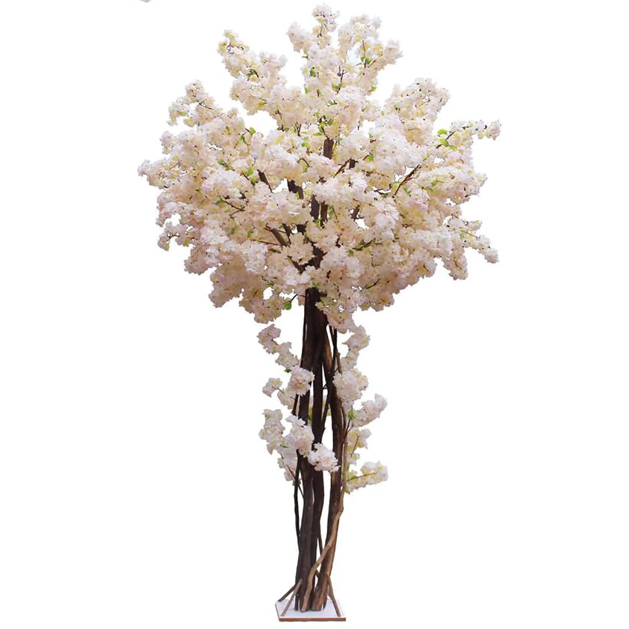 Linwooフラワーツリー人工装飾屋外屋内人工植物結婚式のための桜の木