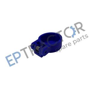 4 Pieces Female Hydraulic Quick Coupler <b>Dust</b> <b>Cap</b> 1.49" (38mm) Blue Plastic - Product Image 4