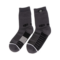 Chaussettes de sport épaisses personnalisées pour enfants, antidérapantes, imperméables, en spandex, avec impression numérique et revers dessiné à la main