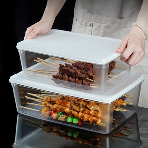 Chất lượng tốt hộp bảo quản BPA free salad Hộp Ăn Trưa nhựa Crisper <span class=keywords><strong>container</strong></span> lưu trữ thực phẩm cho khách sạn đồ dùng nhà bếp thương mại - Product Image 3