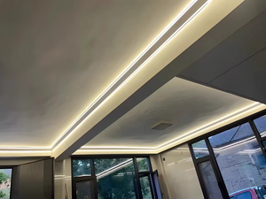 Profilo LED Moderno TW6969 per Cornici e Modanature, Canale di Illuminazione in <span class=keywords><strong>Lega</strong></span> di <span class=keywords><strong>Alluminio</strong></span> Serie 6000 per Bordi di Pareti e Soffitti - Product Image 5