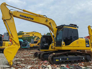 Pelles hydrauliques sur chenilles d'occasion d'origine japonaise Komatsu Pc160-7 16 tonnes Pc160 160-8 pelleteuses à godets d'occasion - Product Image 2