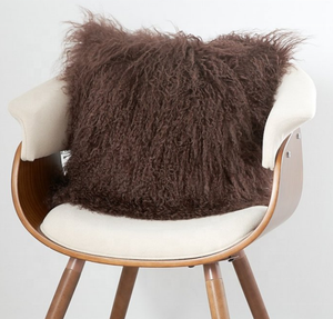 Coussin de siège en fourrure de mouton mongole véritable de haute qualité oreiller en fourrure d'agneau tibétain de luxe conception de château carré pour une utilisation hospitalière à domicile - Product Image 5