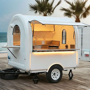 Petite remorque mobile de nourriture de concession de chariot de camion de nourriture de rue de VIN de cuisine mobile à prix bon marché pour la vente au détail - Product Image 1