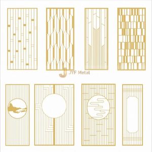 LL70 Customized Stainless Steel Screen Partition 304 Laser Cut Translucent Movable <b>Room</b> <b>Divider</b> Waterproof Handcrafted - Product Image 5