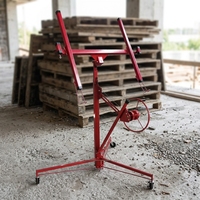 Nouvel élévateur manuel pour panneaux de plâtre, outil de levage de plaques de plâtre avec élingue à câble, élévateur de plafond et de porte, chariot de levage de tôles