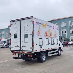 Camion de transport de poussins Isuzu KV100, camion pour volailles vivantes, camion pour poussins d'un jour, remorque à volailles ventilée, double température - Product Image 5